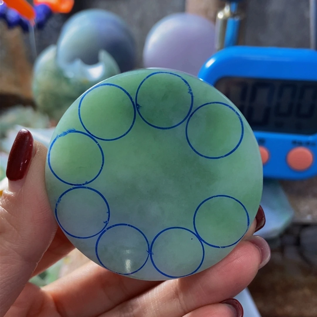 定制翡翠未镶嵌永**月