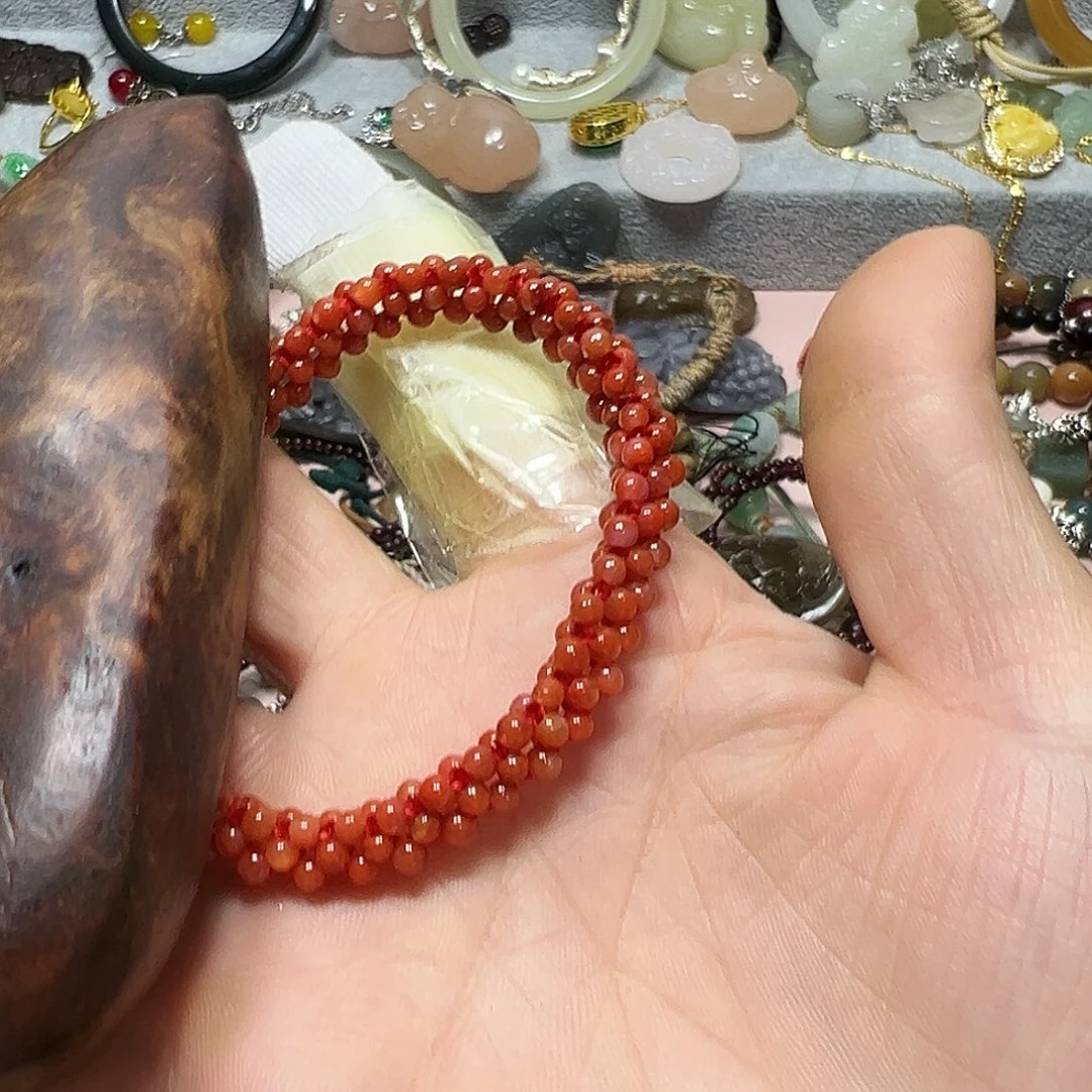 非洲檀香无事牌單圈手串砠劗手串砠劗