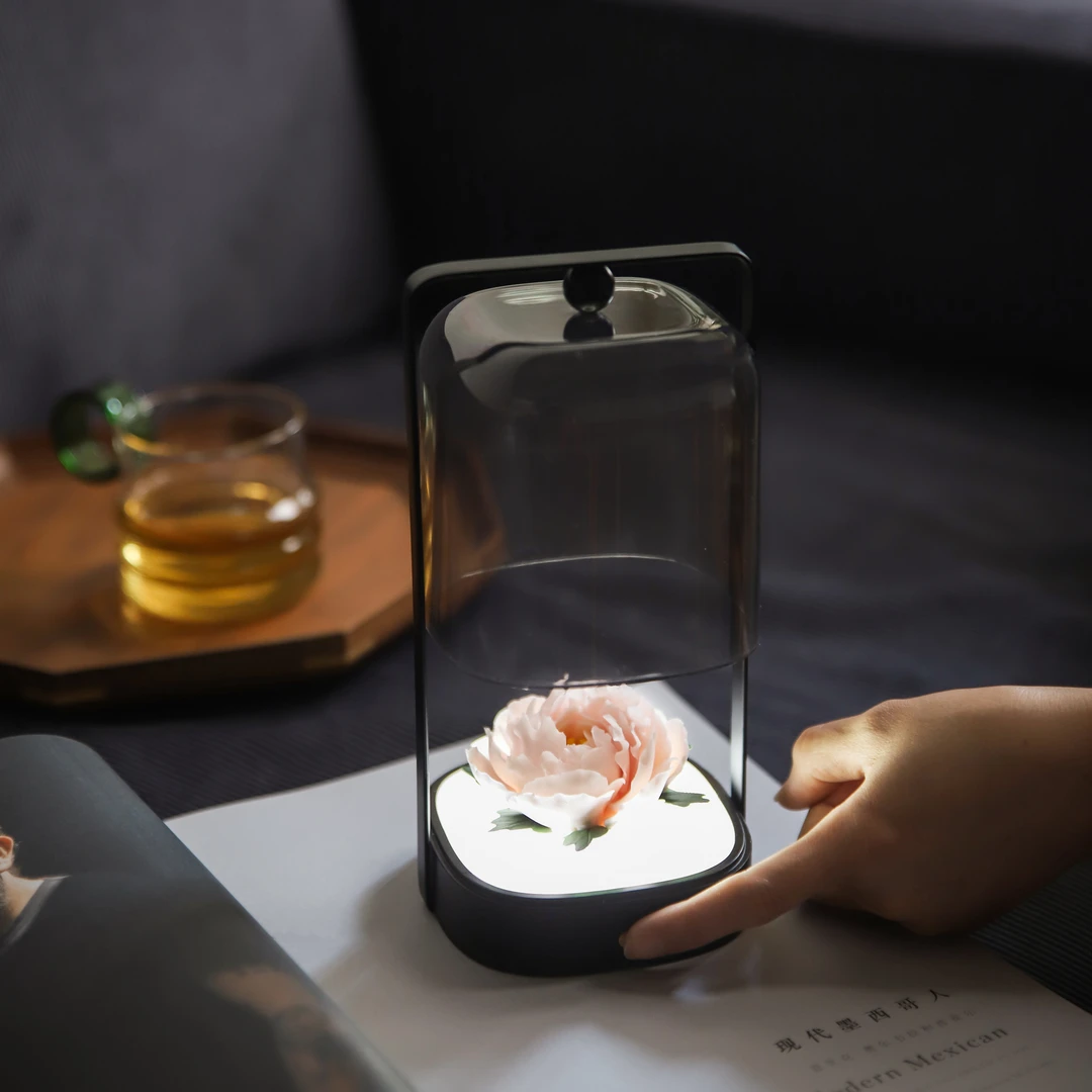 [日常商务礼]  倾城·芍药 瓷花香氛 摆件 小夜灯 送礼女生 伴手礼