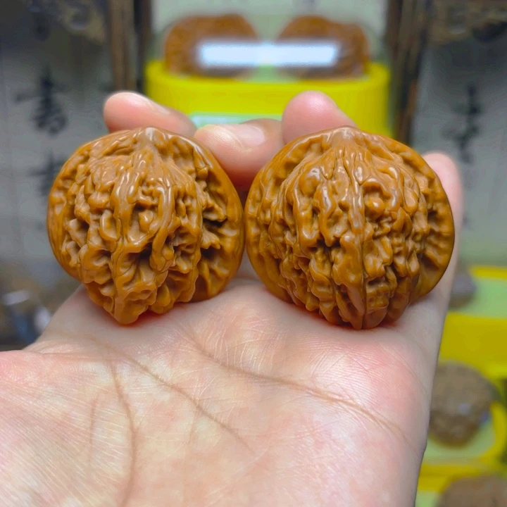 文玩核桃吊坠四座楼