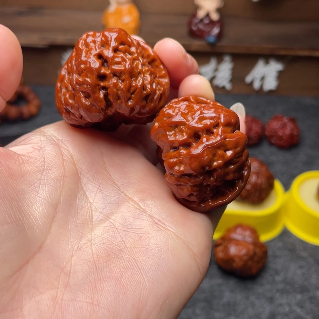 吊坠文玩核桃文玩核桃 手把件 蛤蟆头 41