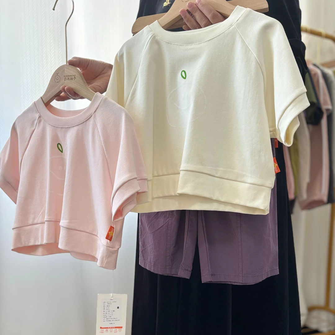 2025年小辣椒款衣服儿童纯棉短袖t恤中大小童夏季半袖