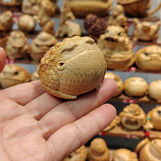 云***0竹竹根雕三足金蟾悟道