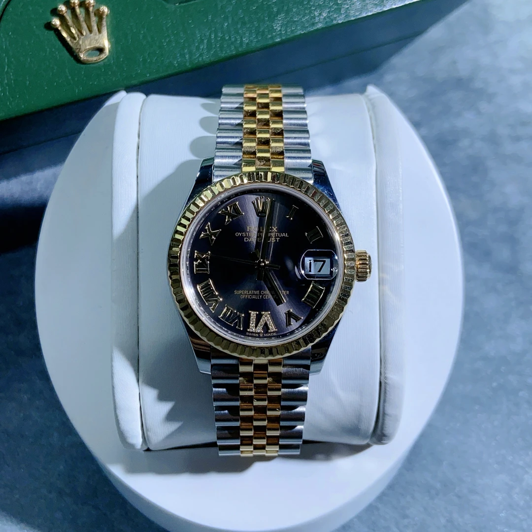 99新 Rolex/劳力士 日志/原镶钻/高级灰罗马/19年/278273/31mm