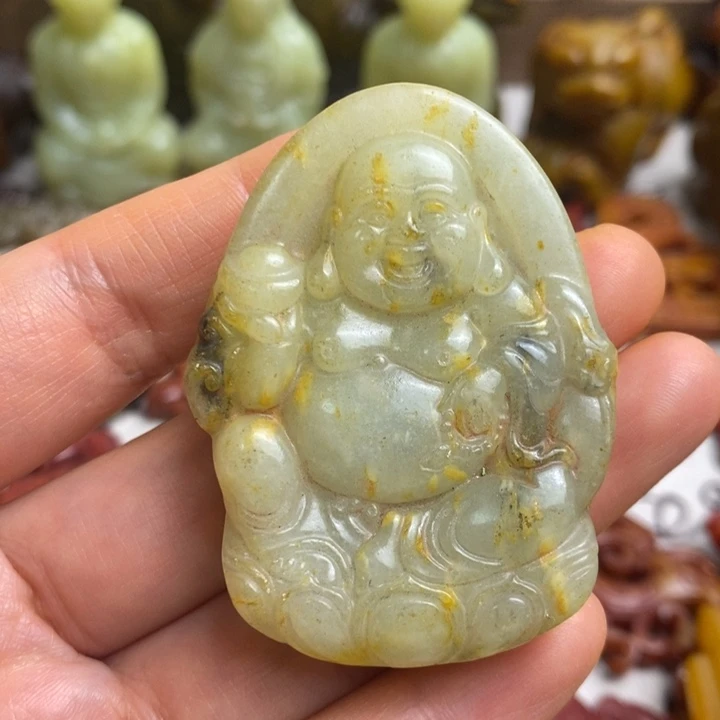 未镶嵌蛇纹石玉颈饰138