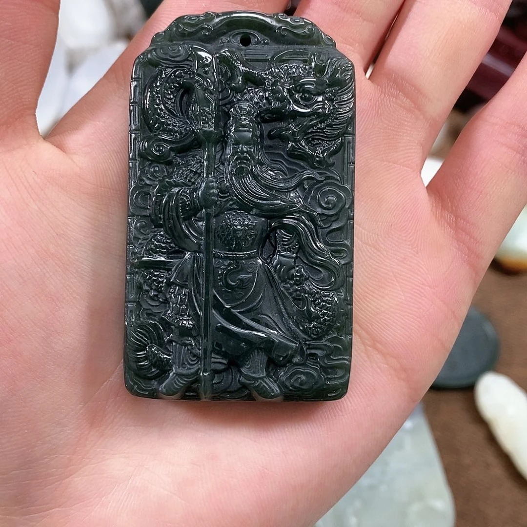 和田玉吊坠(不含链)未镶嵌