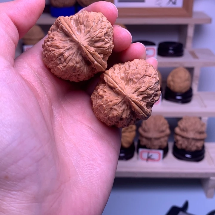 文玩核桃把件54南瓜头39尺