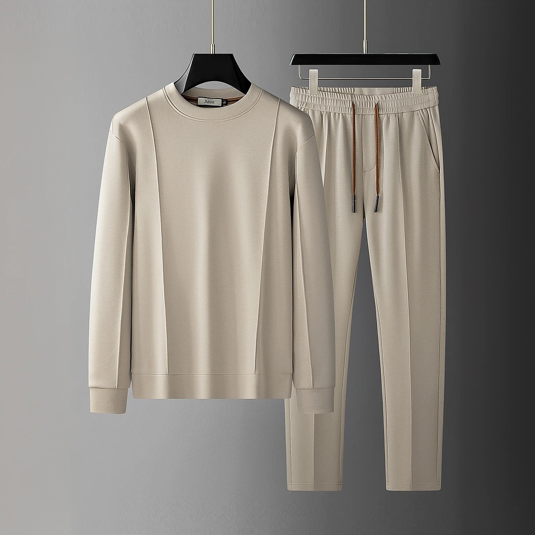 希敦纽勒莫代尔舒适好穿百搭软糯升级春秋卫衣男士休闲运动套装