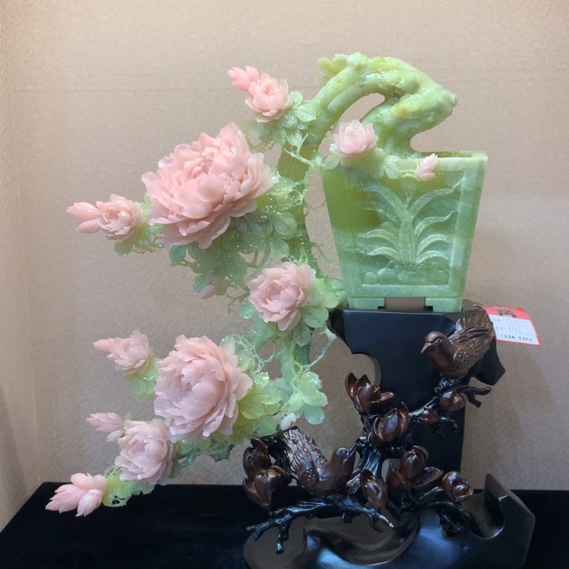 【闪购商品】蛇纹石玉摆件覆膜未镶嵌