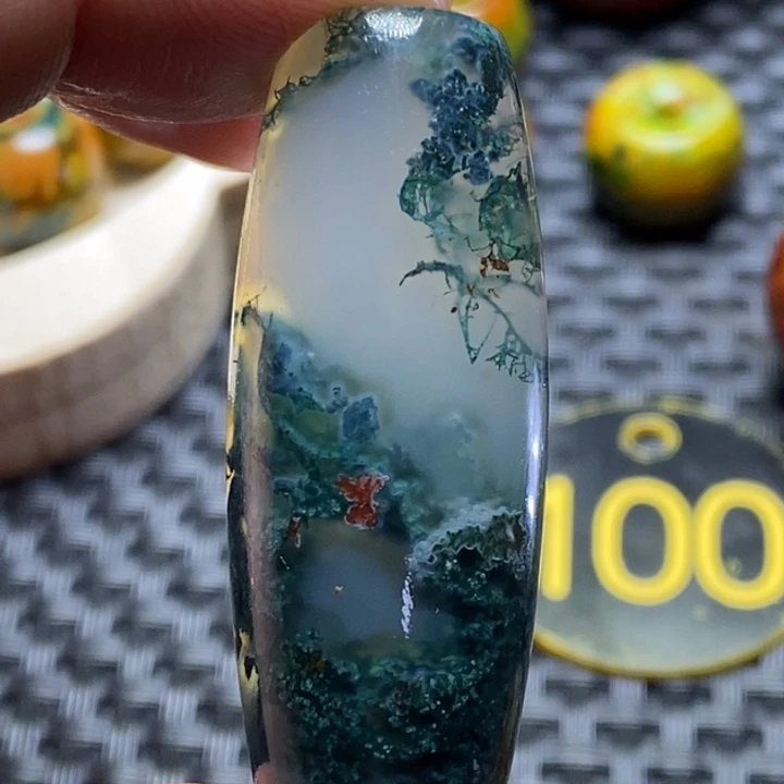 漠***雨玛瑙/玉髓未镶嵌颈饰
