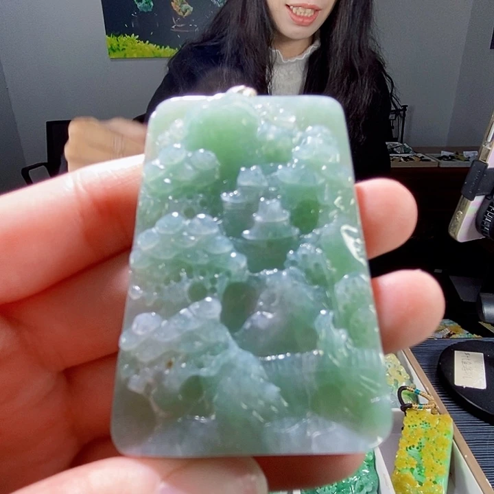 颈饰未镶嵌翡翠翡翠