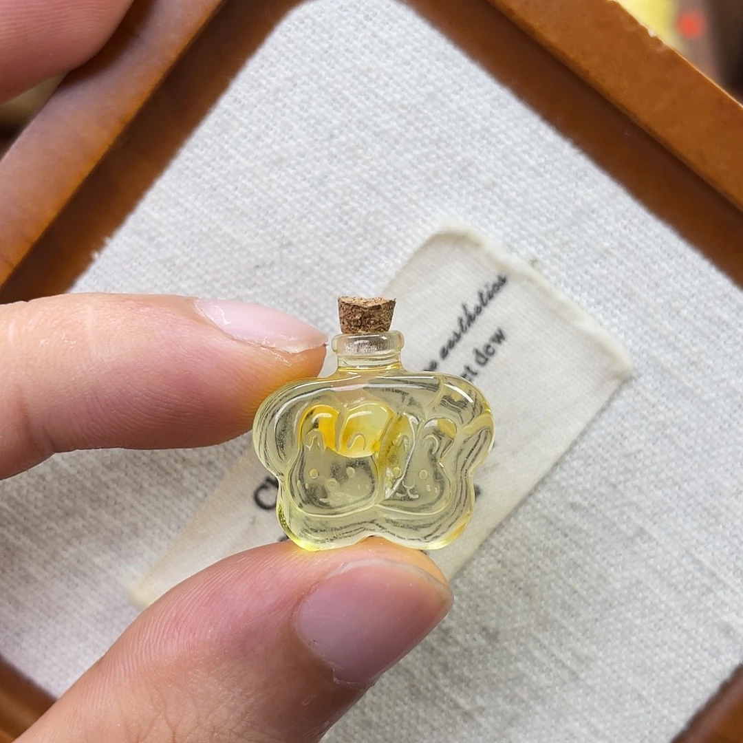 未镶嵌琥珀珠宝奇石许愿瓶