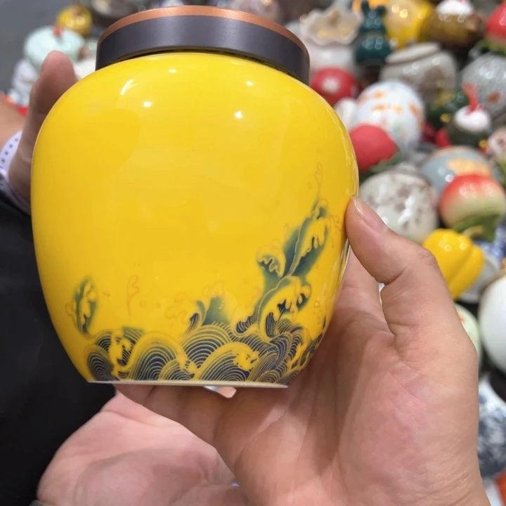 瑕疵福利品陶瓷茶叶罐