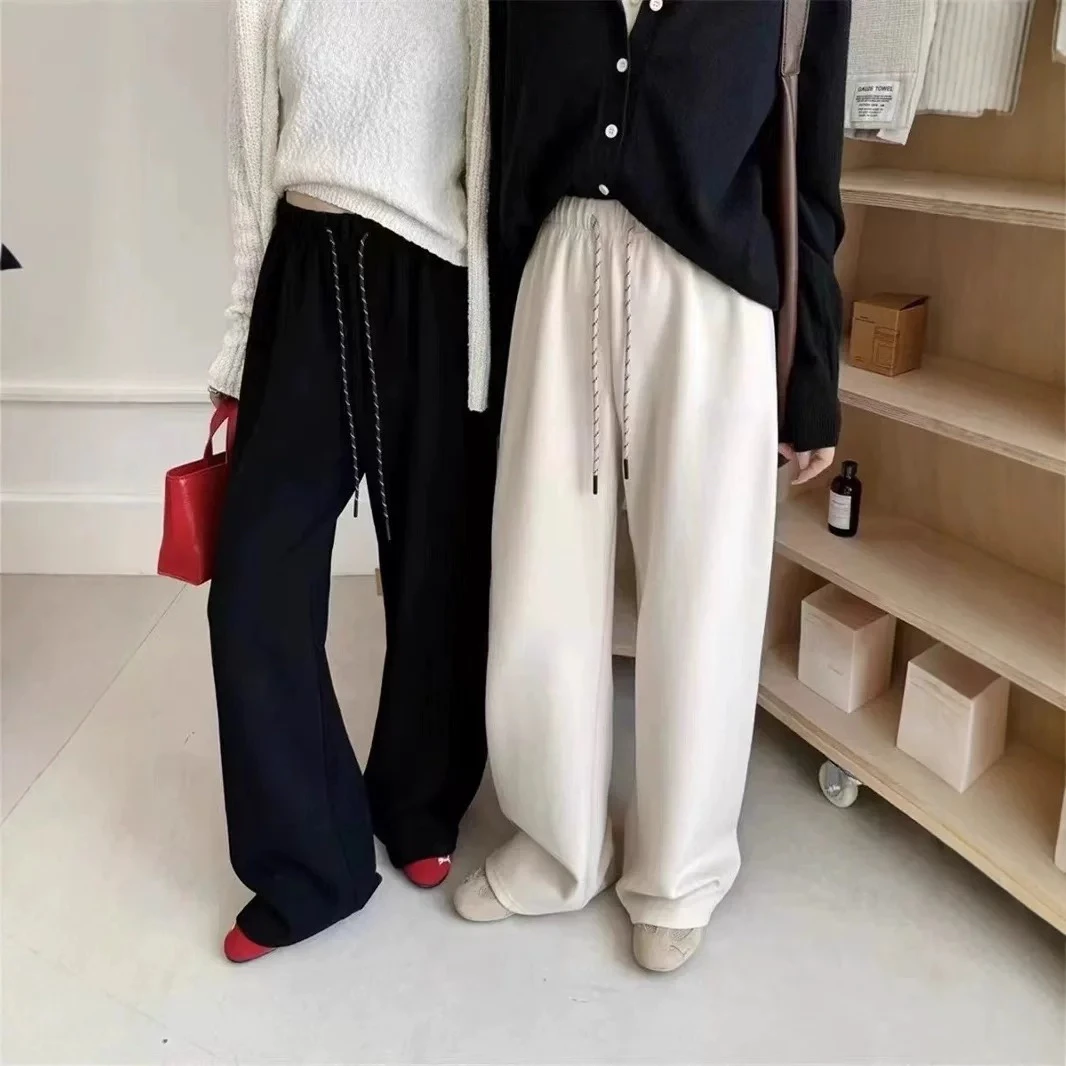 美美推荐406糯米裤2025年春季新款窄版休闲裤