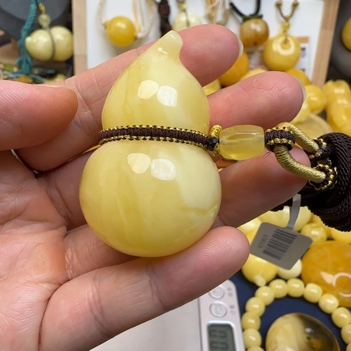 蜜蜡未镶嵌颈饰天然蜜蜡