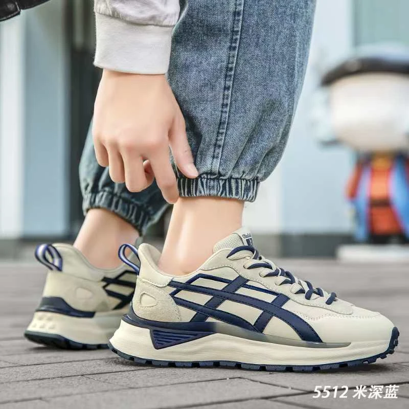 【爆款推荐】秋冬新款 阿甘鞋 皮面 低帮 轻便 软底 防滑 增高 5512