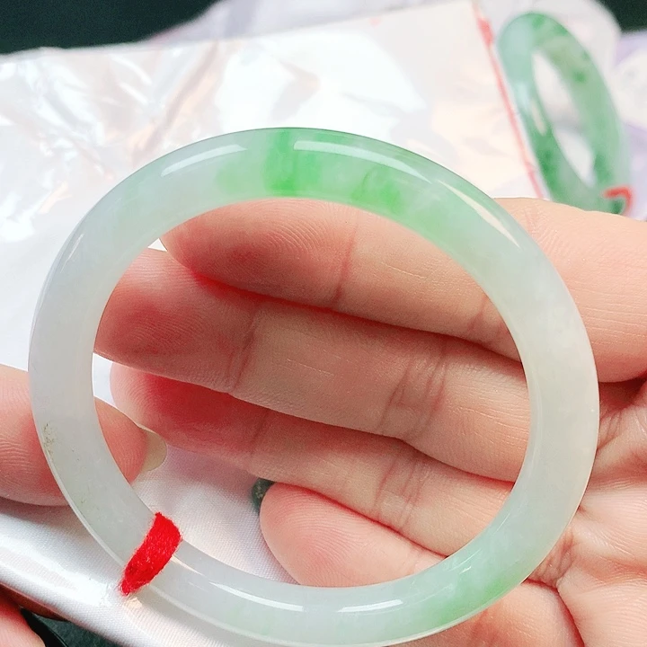 未镶嵌手镯翡翠圆条0162