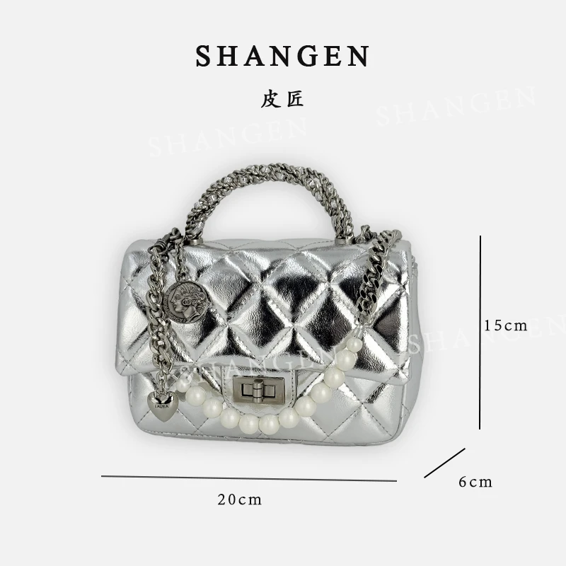 【尚恩CC】SD-5182-古银-轻奢时尚女士新款手提单肩斜挎包