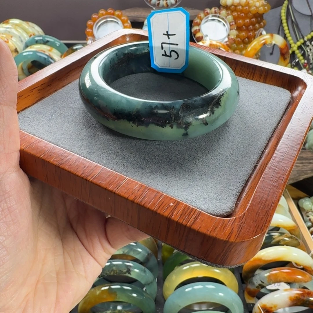 蛇纹石玉合金手镯