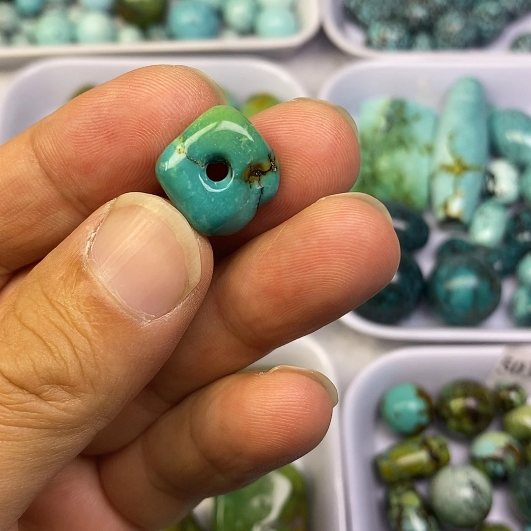 未镶嵌高瓷绿藏扣卡15