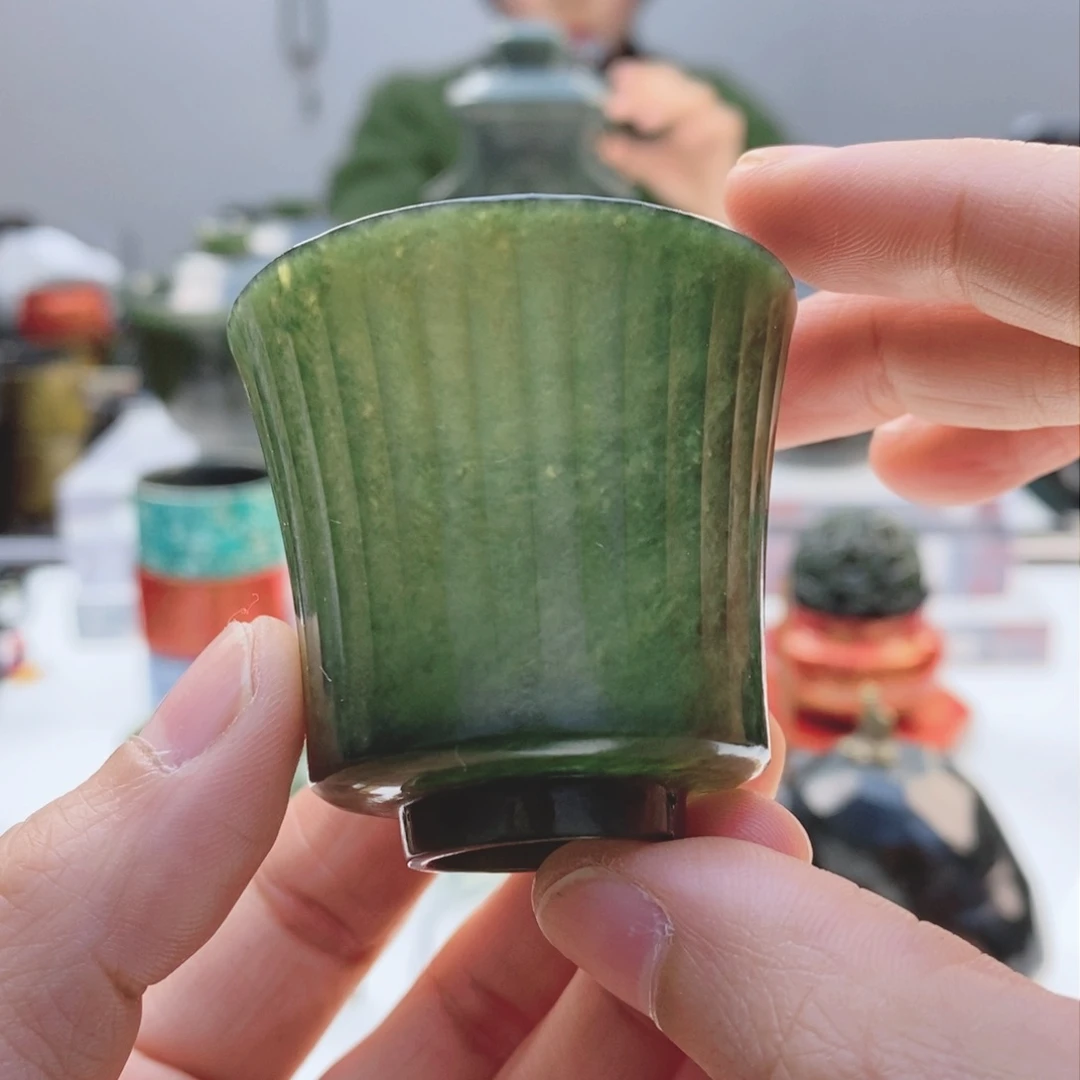 和田玉（青玉）把件未镶嵌