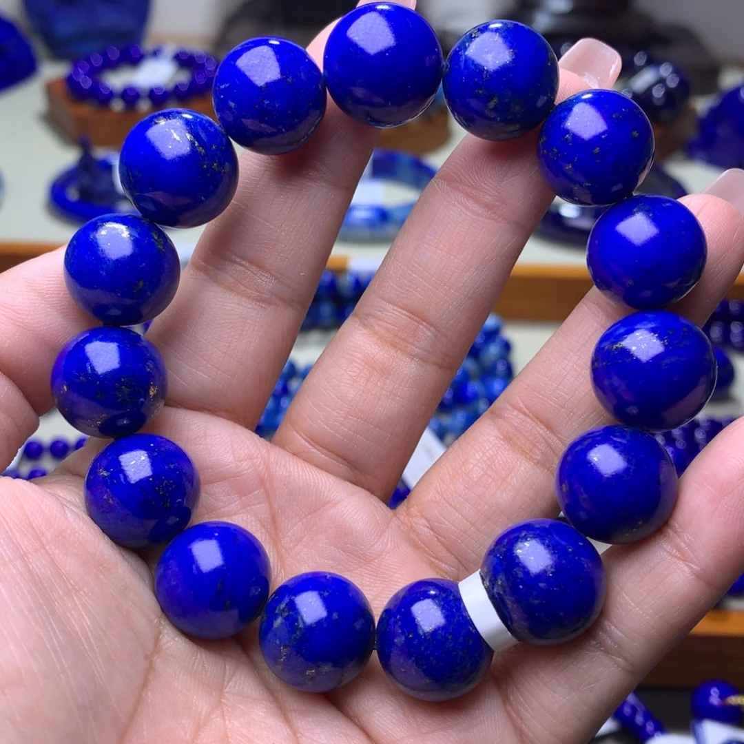 青金石手链未镶嵌15m