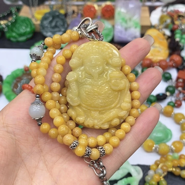 翡翠未镶嵌颈饰?****）项链9