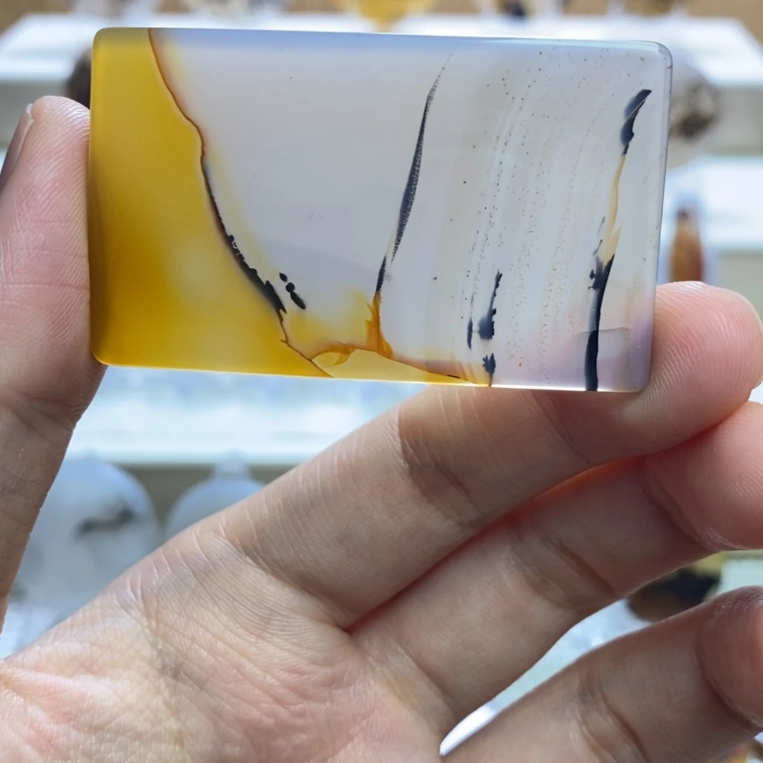 玛瑙/玉髓未镶嵌吊坠(不含链)