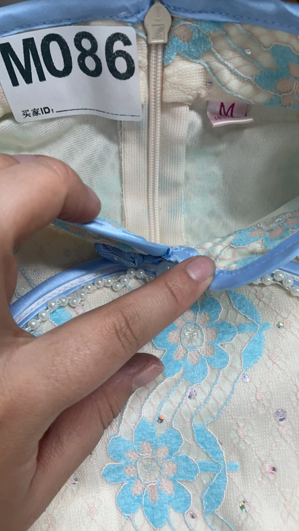 -m086-瑕------改良款旗袍