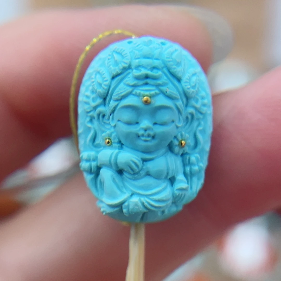 未镶嵌绿松石珠宝奇石