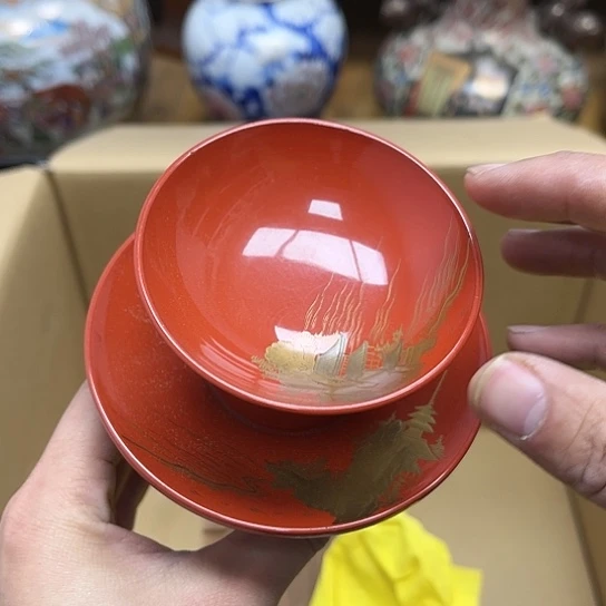 瓷片摆件工艺品瓷器摆件777