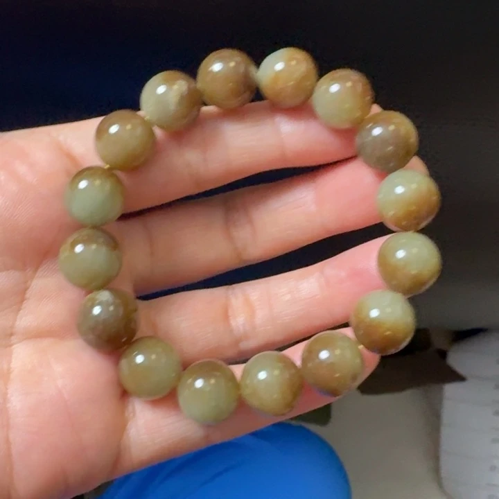 和田玉未镶嵌颈饰且末糖卡12