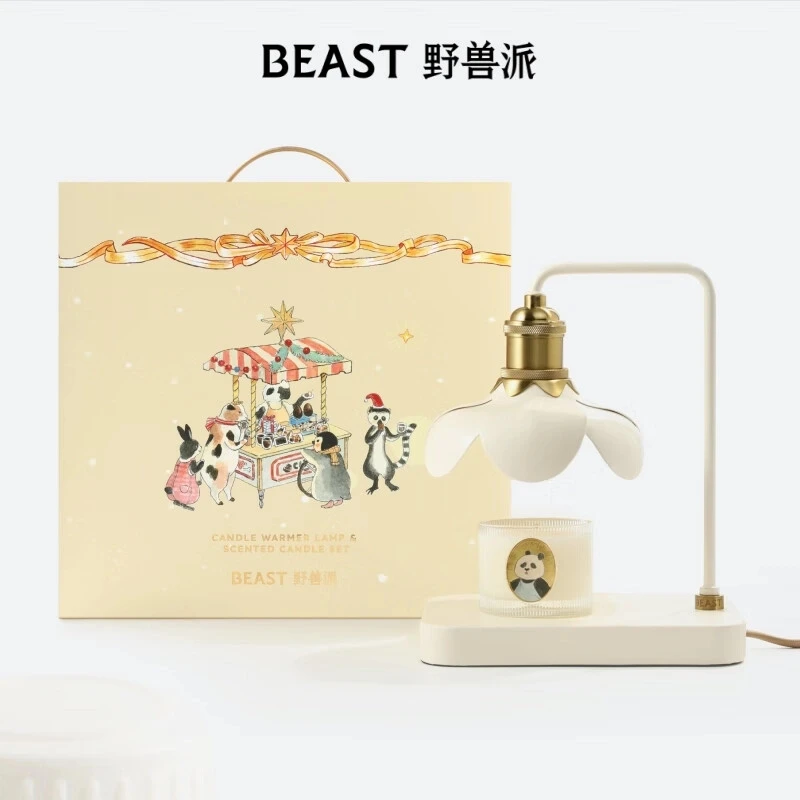 【达人链接】BEAST/野兽派“冬日梦剧场”小号银莲花融蜡灯圣诞礼物