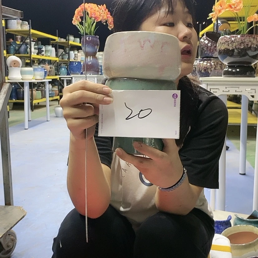 【闪购商品】紫砂花盆宜兴紫砂粗陶花盆