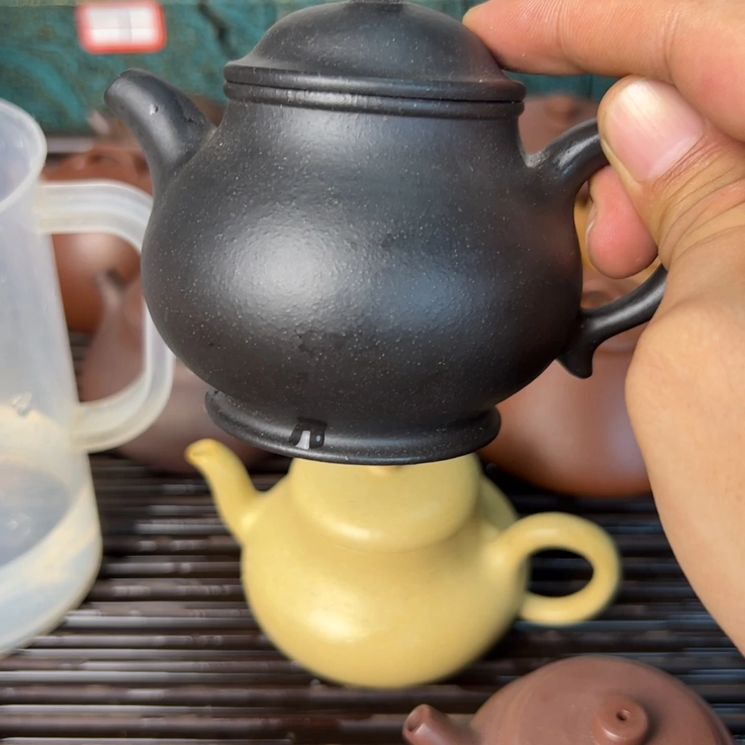 胡***工紫砂茶壶半手工潘壶