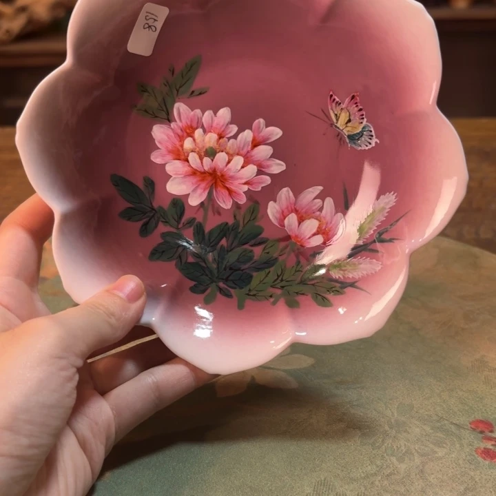 柴烧纯手工手绘陶瓷