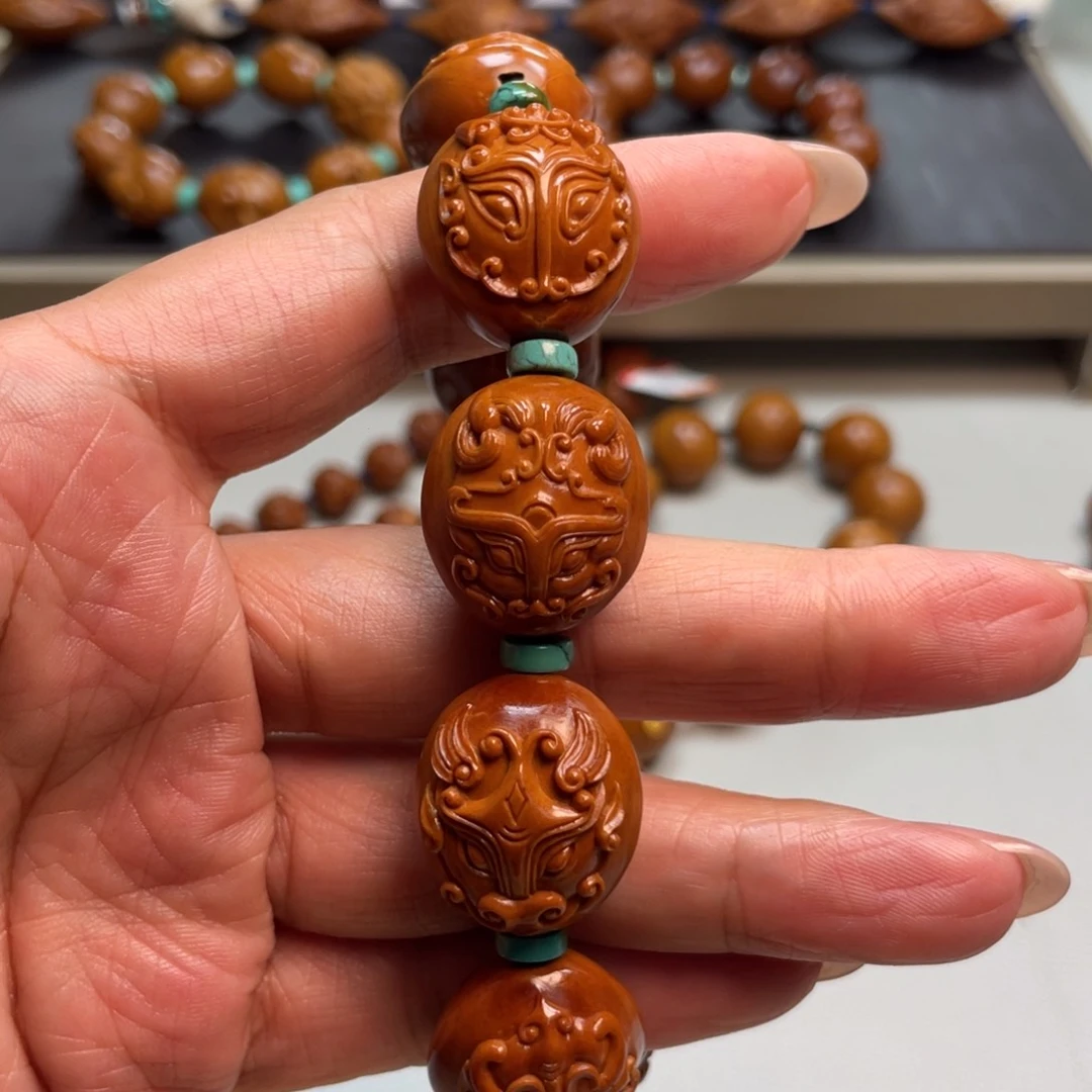 吊坠橄榄核预定兽面