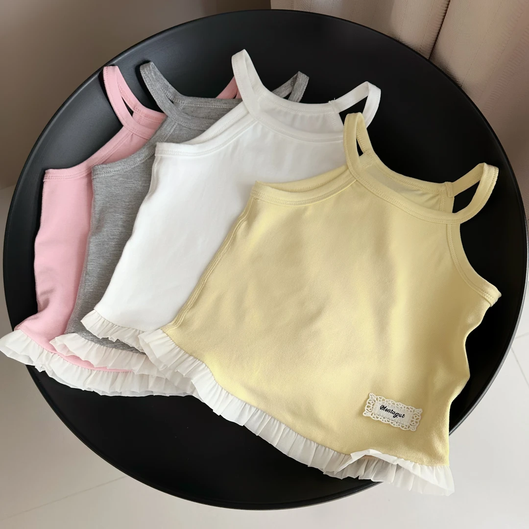 7927儿 童吊带上衣 宝宝夏天吊带背心款上衣