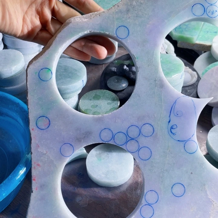 翡翠裸石天然A货翡翠