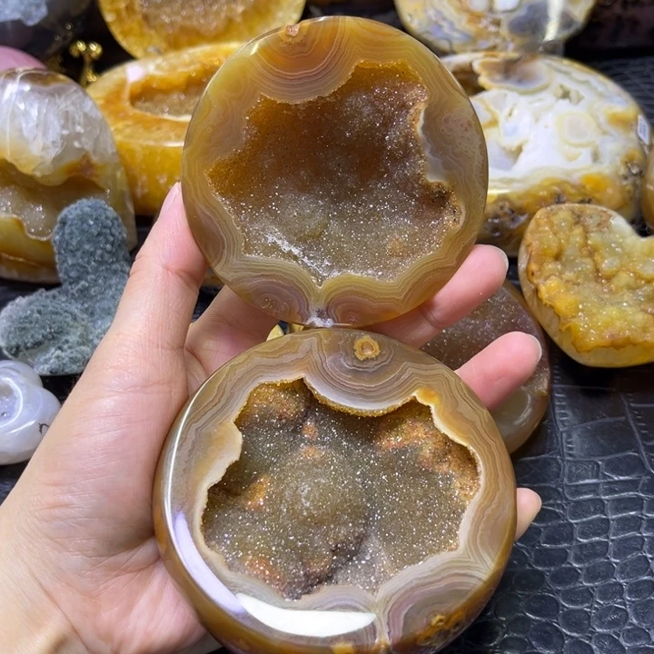 未镶嵌发饰水晶全抛黄软盆