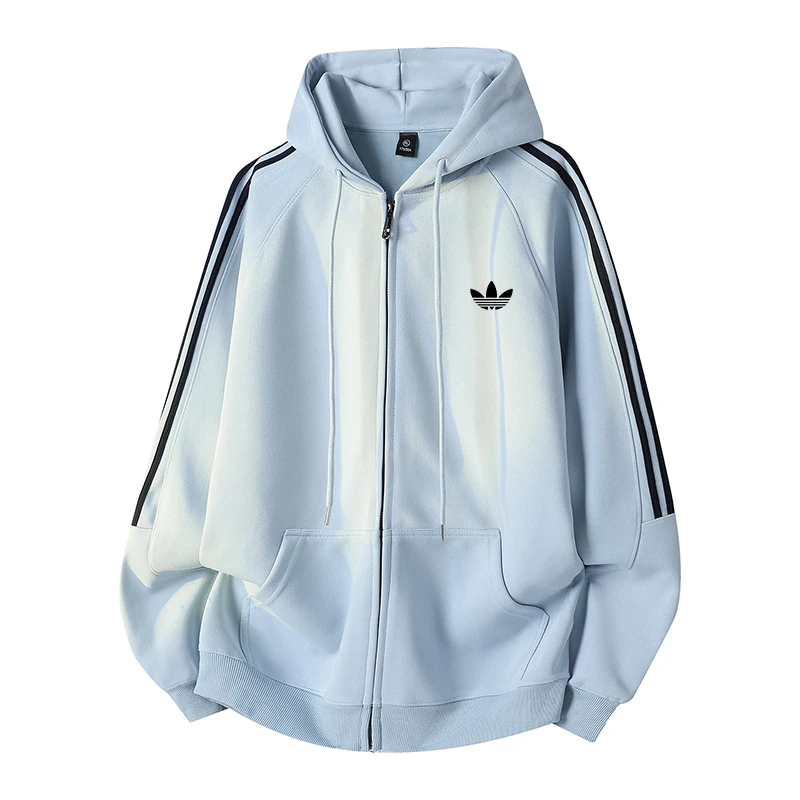 【官方奥特莱斯】品牌折扣秋冬长袖开衫卫衣男女连帽拉链运动外套男