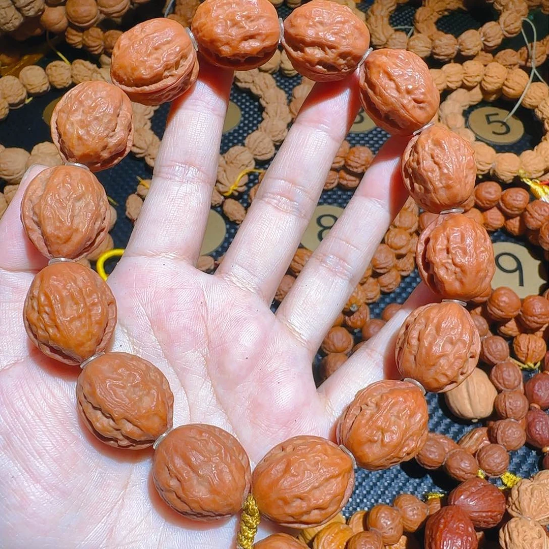 文玩核桃吊坠京八棱手持