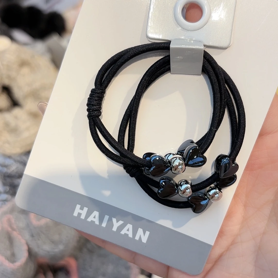 皮质铁合金发饰发夹