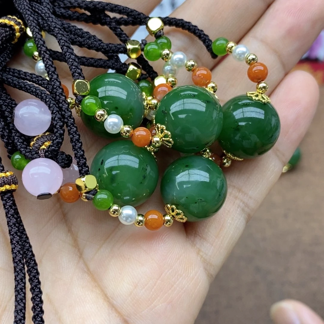 和田玉未镶嵌吊坠(不含链)