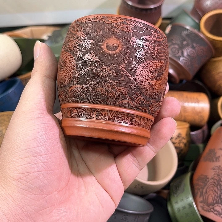 茶杯紫砂全手工紫砂主人杯