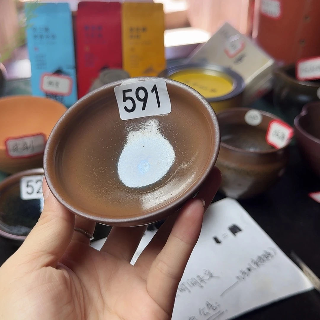 茶盏591 秋罗龙窑柴烧手工主人杯