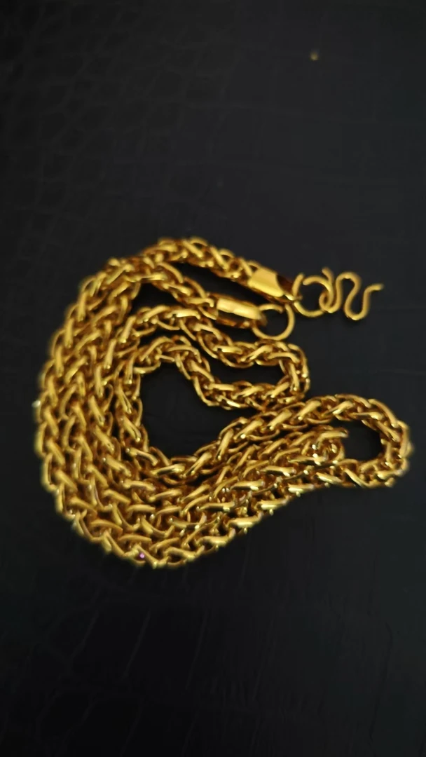 原创轻奢时尚百搭黄色项链    多样性发其一ys61413