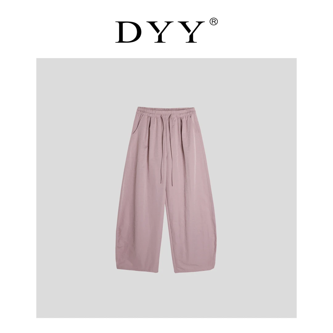 DYY品牌柔光贝壳休闲时尚弯刀裤YT608