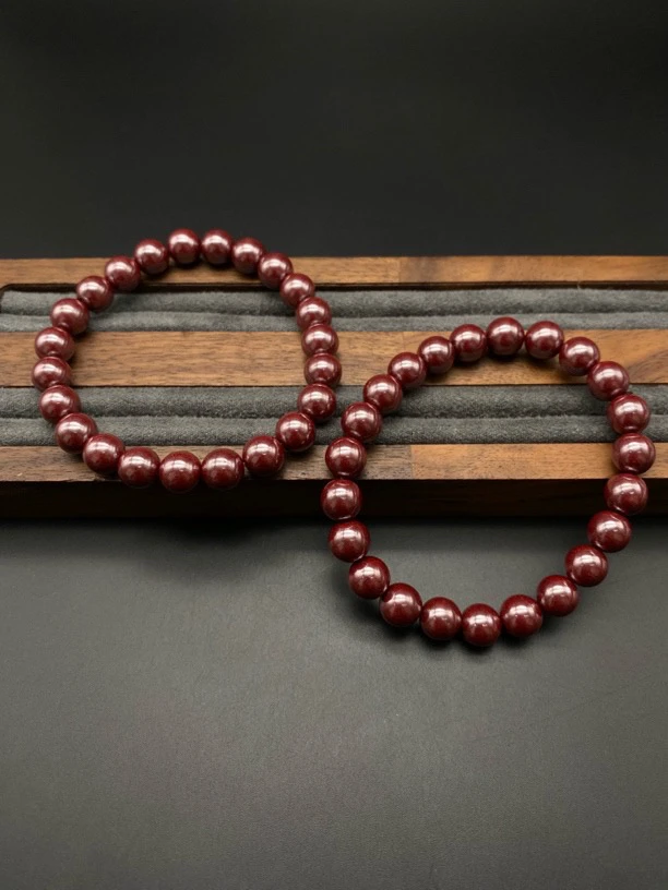 天然辰砂【牛牛严选】朱砂手串 多样性只发一件 X/8610/X 约8mm