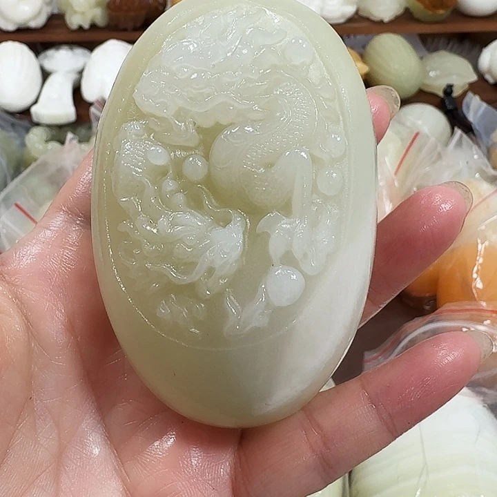 龙***砖雕石头手把件不退不换